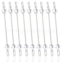 24Pcs Stainless Steel Beadable Keychain Bar for Jewelry Making DIY Crafts&nbsp;AJEW-SC0031-55A
