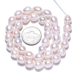 Natural Cultured Freshwater Pearl Beads Strands&nbsp;PEAR-N012-09D