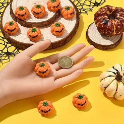 10Pcs Halloween Opaque Resin Pendants&nbsp;RESI-YW0004-94