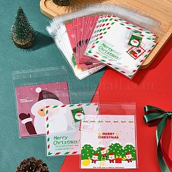 3 Bags 3 Styles Rectangle OPP Cellophane Bags for Christmas&nbsp;OPC-FS0001-01A