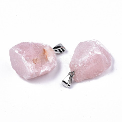 Rose Quartz Pendants&nbsp;G-N326-79