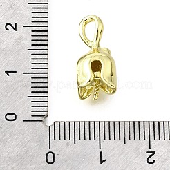 DIY Brass Peg Bails Pendants&nbsp;KK-V007-33G