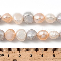 Natural Cultured Freshwater Pearl Beads Strands&nbsp;PEAR-P064-19I-07B