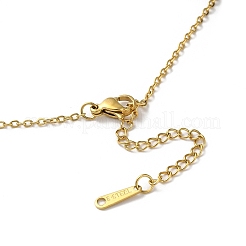 304 Stainless Steel Pendant Necklaces&nbsp;NJEW-D047-03G