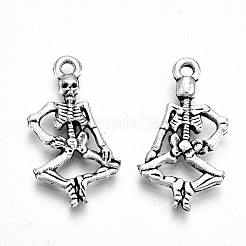 Tibetan Style Alloy Pendants&nbsp;TIBE-S323-057AS-RS