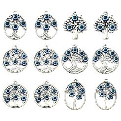 18Pcs 6 Styles Tibetan Style  Alloy Pendants&nbsp;FIND-CJ0002-10