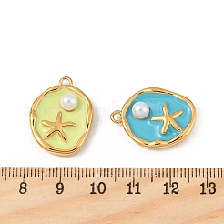 ABS Plastic Imitation Pearl Pendants&nbsp;STAS-P396-25G-M