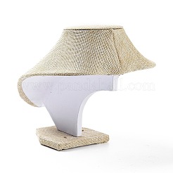 Bust Plastic Covered with Cloth Necklace Display Stands&nbsp;NDIS-L006-02