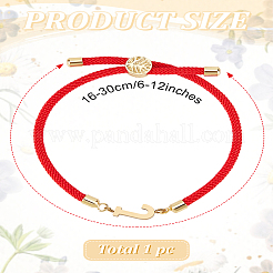 1Pc Adjustable Nylon Cord Slider Bracelets for Women&nbsp;BJEW-LP0001-32J-02