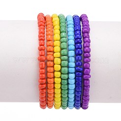 Stretch Iridescence Bracelets&nbsp;BJEW-JB06292