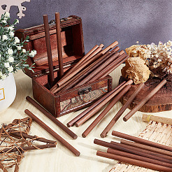Waxed Round Wooden Sticks&nbsp;WOOD-OC0004-01A