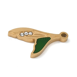 304 Stainless Steel Enamel Pendants&nbsp;LS-STAS-K312-03G