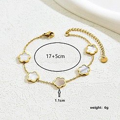 201 Stainless Steel Cable Chain Bracelets with Lobster Claw Clasp&nbsp;CK5419-1
