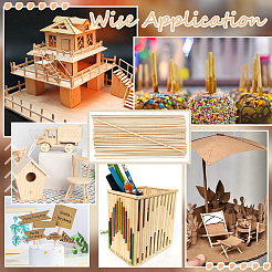 Round Bamboo Sticks&nbsp;WOOD-WH0030-83C