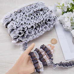 10M Polyester Polka Dot Lace Ribbons&nbsp;OCOR-GF0003-35C
