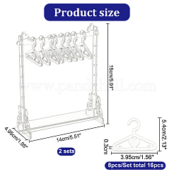 2 Sets Acrylic Earring Display Stands&nbsp;EDIS-HY0001-12
