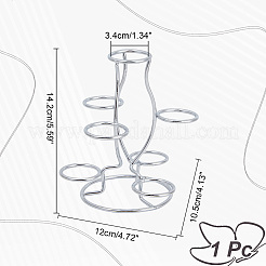 7-Slot Iron Easter Egg Display Stands&nbsp;ODIS-WH0058-21A-P