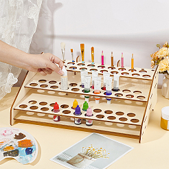 Detachable Wooden Paint Display Shelf&nbsp;AJEW-WH0518-74