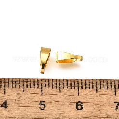 Brass Snap on Bails&nbsp;KK-M029-02G