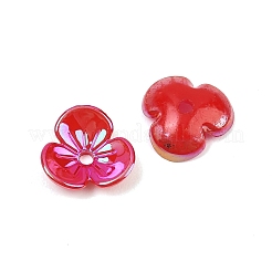 UV Plating Opaque Acrylic Bead Cap&nbsp;OACR-K001-44J