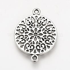 Tibetan Style Alloy Links connectors&nbsp;TIBE-Q077-05AS-NR