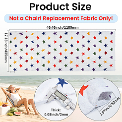1Pc Star Pattern Chair Polycotton Cloth&nbsp;AJEW-GF0015-38D