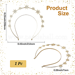 Alloy Hair Bands&nbsp;OHAR-WH20005-31