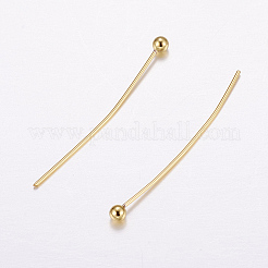 Brass Ball Head Pins&nbsp;KK-E725-03G