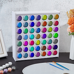 49-Hole Plastic Paint Organizer Stands&nbsp;AJEW-WH0083-72