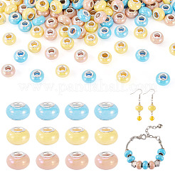 150Pcs Opaque Resin European Beads&nbsp;RESI-TA0004-61B