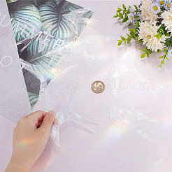 11Pcs Bird Colorful Suncatcher Rainbow Prism Electrostatic Glass Stickers&nbsp;DIY-WH0409-69H