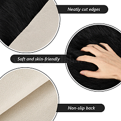 2Pcs 2 Colors Square Acrylic Fibers Carpet Mat&nbsp;AJEW-CN0003-11B