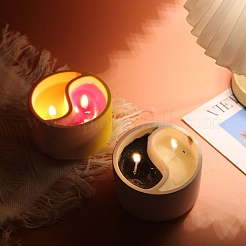 Taichi Yin Yang DIY Candle Cups Silicone Molds&nbsp;DIY-G098-03