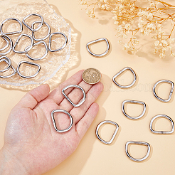 20Pcs Iron D Rings&nbsp;IFIN-DC0001-10