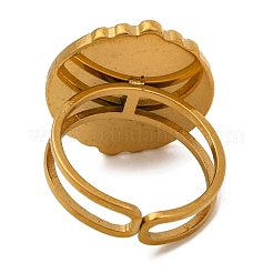 Natural Mixed Stone Finger Rings&nbsp;RJEW-Q822-28G