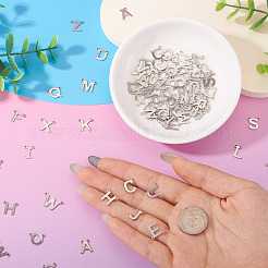 104Pcs 26 Styles Stainless Steel Letter Connector Charms&nbsp;FIND-TA0008-42