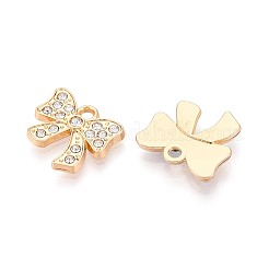 Alloy Rhinestone Pendants&nbsp;PALLOY-T092-21G