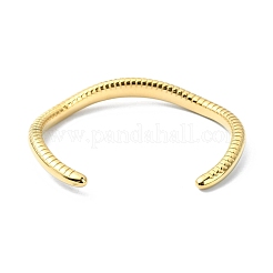 Ion Plating(IP) 304 Stainless Steel Snakes Cuff Bangles&nbsp;BJEW-G693-02G