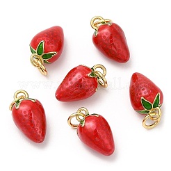 Brass Enamel Charms&nbsp;KK-Q775-18G