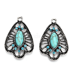 Synthetic Turquoise Pendants&nbsp;TIBEP-TAC0003-04AS