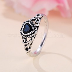 Brass Micro Pave Cubic Zirconia Finger Rings for Women&nbsp;FS-WGE7315-03