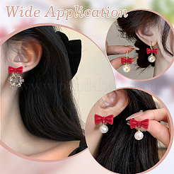 42Pcs Alloy Bowknot Stud Earring Findings&nbsp;EJEW-ME0001-29