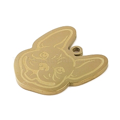 201 Stainless Steel Pendants&nbsp;STAS-C095-32G