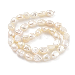Natural Keshi Pearl Cultured Freshwater Pearl Beads Strands&nbsp;PEAR-P062-25B