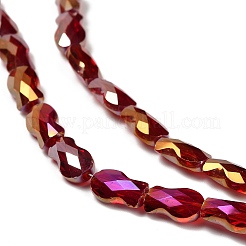 Electroplate Glass Beads Strands&nbsp;EGLA-P066-01A-AB11