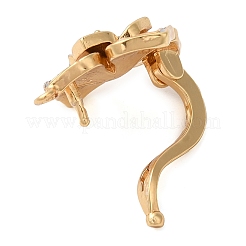 Brass with Enamel Fold Over Clasps&nbsp;KK-G505-22G