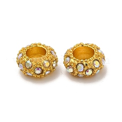Alloy Rhinestone European Beads&nbsp;CPDL-H999-18G