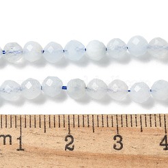 Natural Aquamarine Beads Strands&nbsp;G-E411-19E-4mm-01
