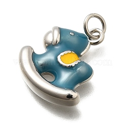 Brass Enamel Pendants&nbsp;KK-Z093-21P