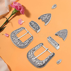 2Pcs 2 Styles Belt Alloy Buckle Sets&nbsp;FIND-GF0008-77